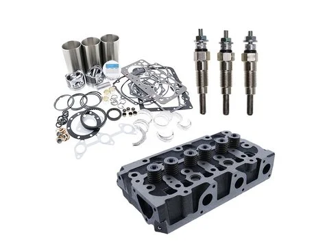 Головка блока цилиндров в сборе Ремкомплект капремонта Свечи накаливания для Kubota двигателя D782 D782-EBH