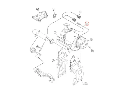 Датчик температуры 465-6888 для Caterpillar CAT двигателя C3.8 экскаватора 272D2 272D3 297D2 299D2 299D3