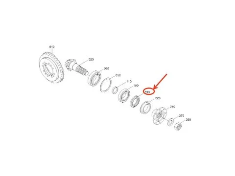 Вал Уплотнение ZGAQ-02171 для Hyundai экскаватора R170W7 R170W7A R170W9S R180W9S