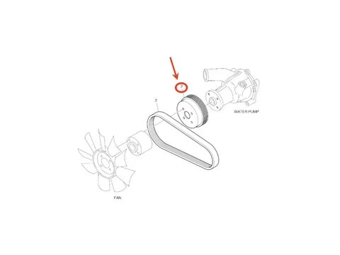 Шкив Ремень K1052729 для Doosan экскаватора DX220A DX225LCA DX220AF DX140W DX160W TIER-II