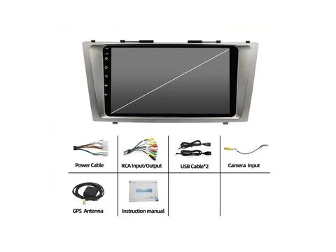 Автомагнитола с навигацией и CarPlay 9 1+64GB для Toyota Camry 2006-2011