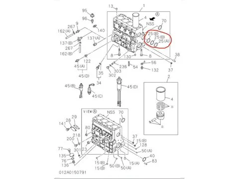 Подшипник распредвала Комплект 9116110480 9116130350 для JCB экскаватора JS130 JS145 JS160 JS180 JS200 JS220 JS260