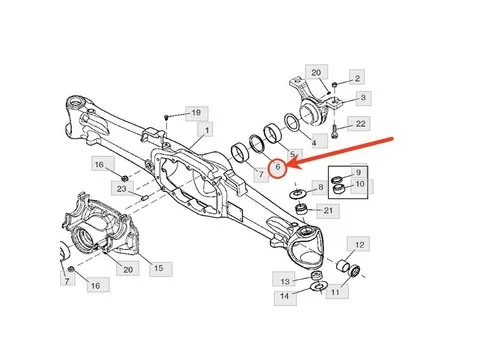 V-образное кольцо Уплотнение R204876 для John Deere двигателя 3029 4045 5030 трактора 5105 5205 5100E 5090E 5075E 5220