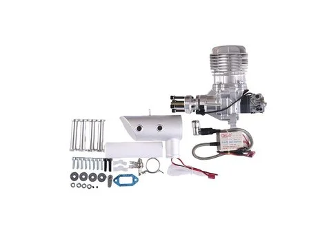 Бензиновый двигатель Цилиндр Выхлопной Одинарный Боковой DLE-61 для Large-Scale RC Aircraft