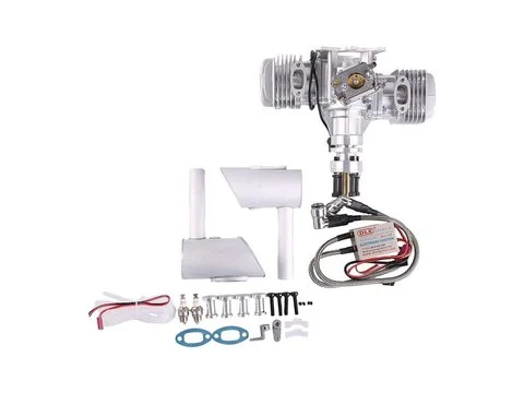 Бензиновый двигатель Цилиндр Выхлопной Боковой DLE-60 для Large-Scale RC Aircraft and Unmanned Aerial Vehicles