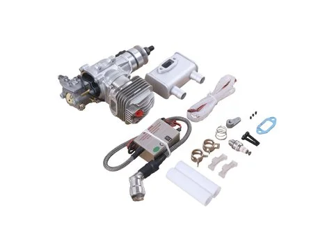 Бензиновый двигатель Цилиндр Выхлопной Одинарный Задний DLE-20RA для High-Performance Large-Scale RC Aircraft