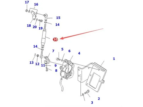 в сборе Пружина 20Y-43-23470 для Komatsu экскаватора PC200-6B PC200LC-6B PC210-6K PC210LC-6K PC210LC-6LE PC220LC-6LE PC240-6K PC240LC-6K
