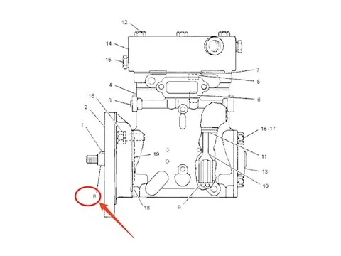 Воздушный компрессор Коленвал 9N-2380 для Caterpillar CAT двигателя 3408E 3412E трактора D9H 631D 633D 637E 651E 657E