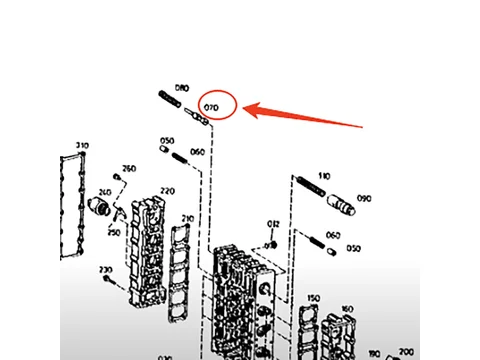 Поршень 4656306074 для Hyundai погрузчика HL730-3 HL730TM-3 HL760 HL770