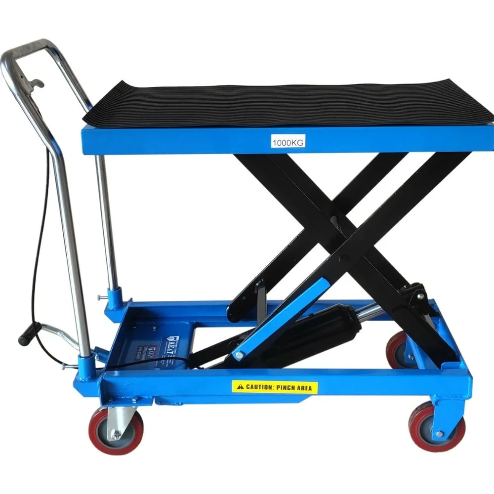 Гидравлическая платформенная тележка AE&T 1000 кг TLF-100