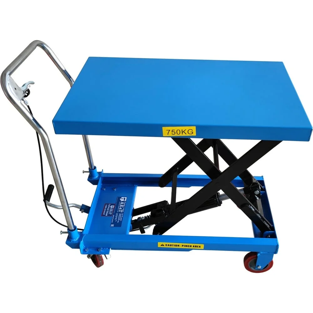 Гидравлическая платформенная тележка AE&T 750 кг TLF-75