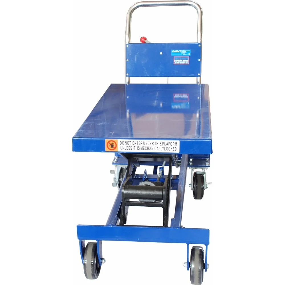 Гидравлическая платформенная тележка AE&T TJ-100 (1000 кг)