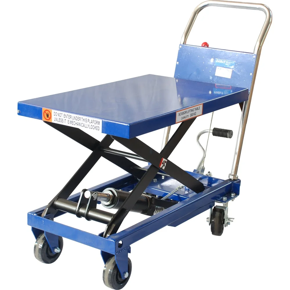 Гидравлическая платформенная тележка AE&T TJ-30 (300 кг)