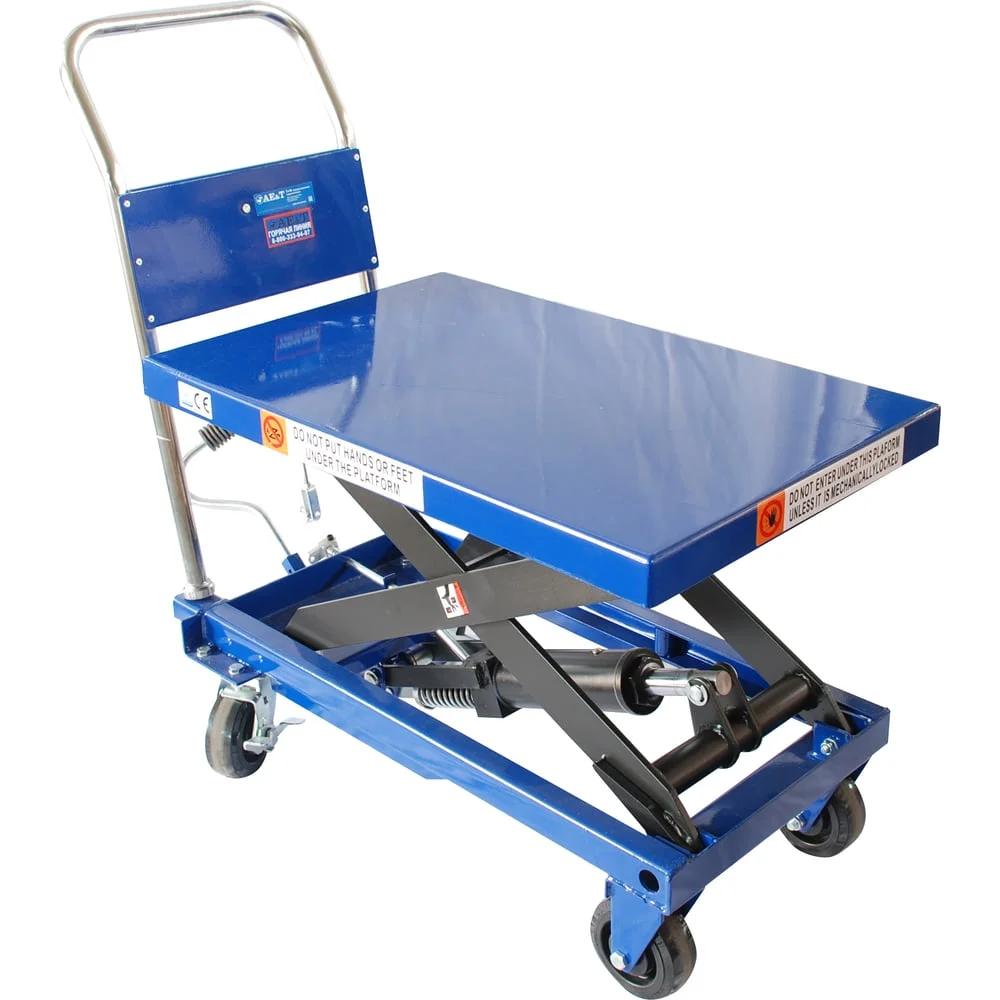 Гидравлическая платформенная тележка AE&T TJ-50 (500кг)