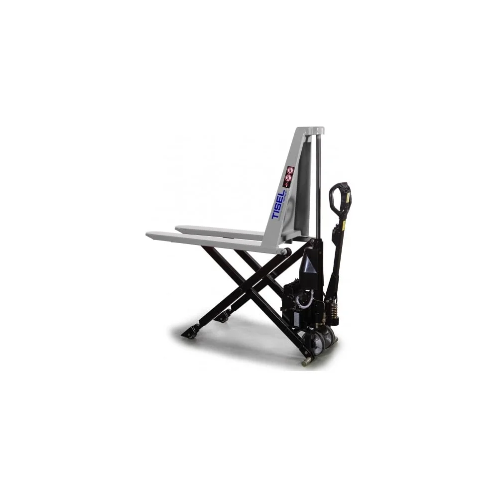 Гидравлическая тележка c электроподъемом вил Tisel TX10 E, грузоподъемность 1000 кг, высота подъема 800 мм, вилы 1170x540