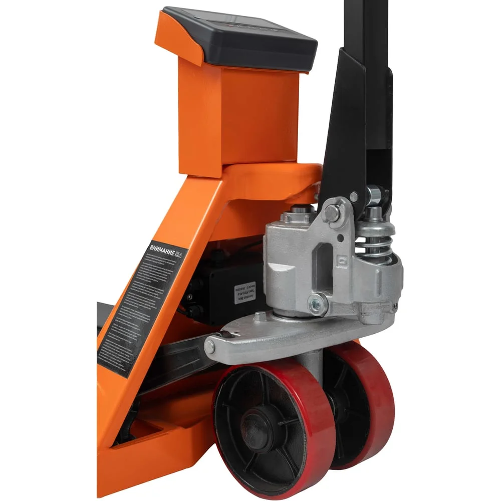 Гидравлическая тележка Gigant с весами, 2500кг, 1150x550мм, полиуретановые колеса