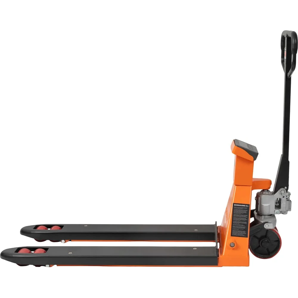 Гидравлическая тележка Gigant с весами, 2500кг, 1150x550мм, полиуретановые колеса