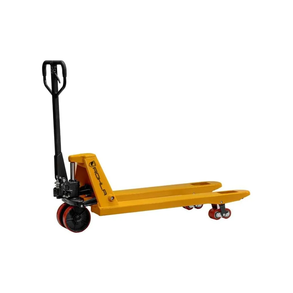 Гидравлическая тележка RohlaRhino г.п. 3,5 т, полиуретановые колеса RR3.5PDP