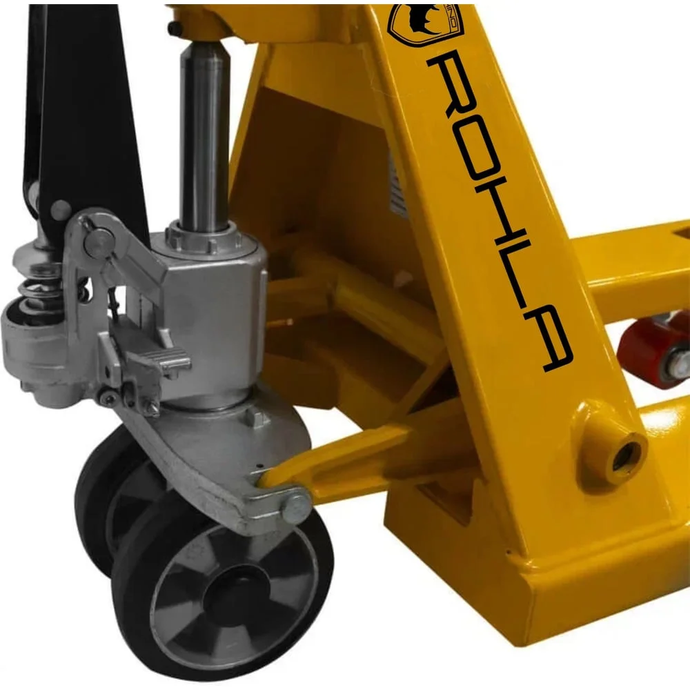 Гидравлическая тележка RohlaRhino резиновые колеса (2500 кг; 1150x550 мм) AC2.5RDP