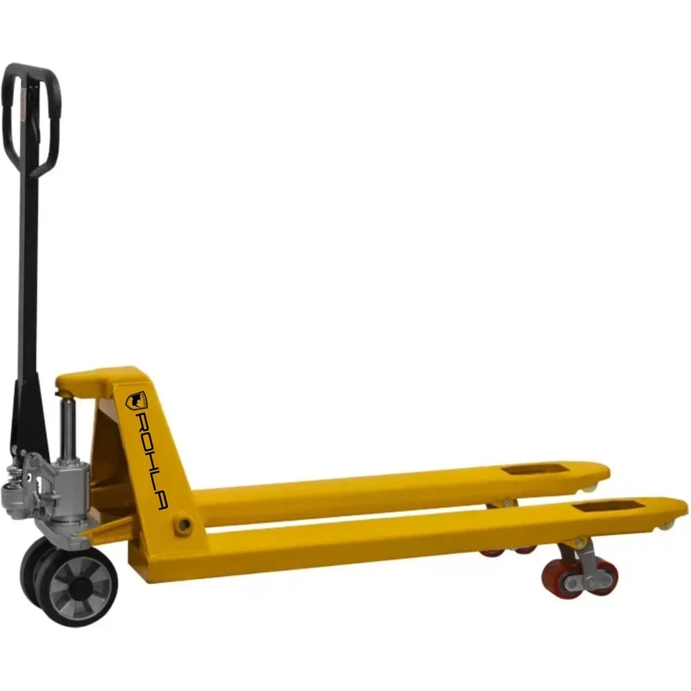 Гидравлическая тележка RohlaRhino резиновые колеса (2500 кг; 1150x550 мм) AC2.5RDP