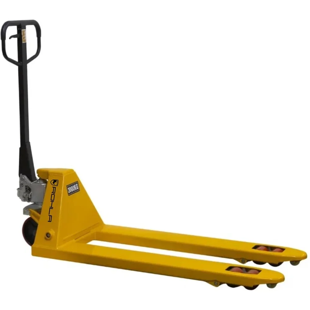 Гидравлическая тележка RohlaRhino полиуретановые колеса (2500 кг; 1150x550 мм) AC2.5PDP