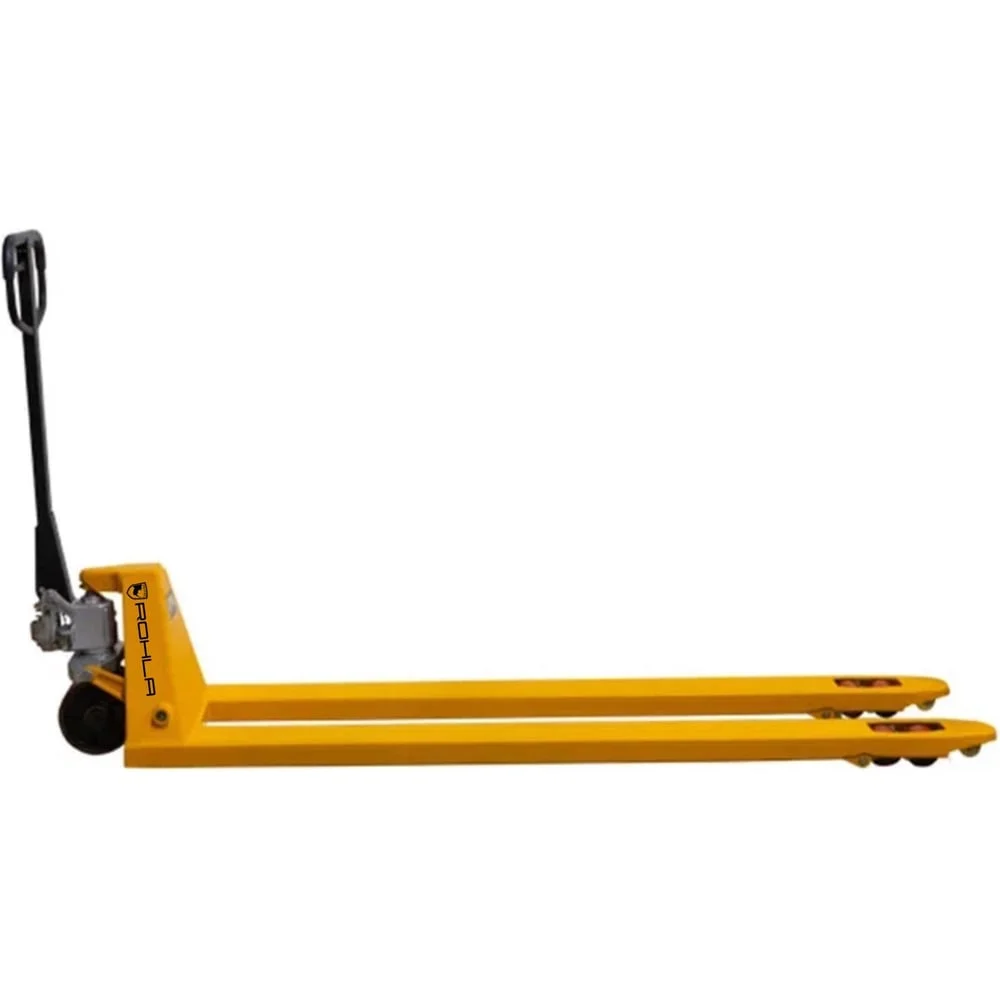 Гидравлическая тележка с длинными вилами RohlaRhino AC1825L полиуретановые колеса (2500 кг; 1800x550 мм) АС1825L