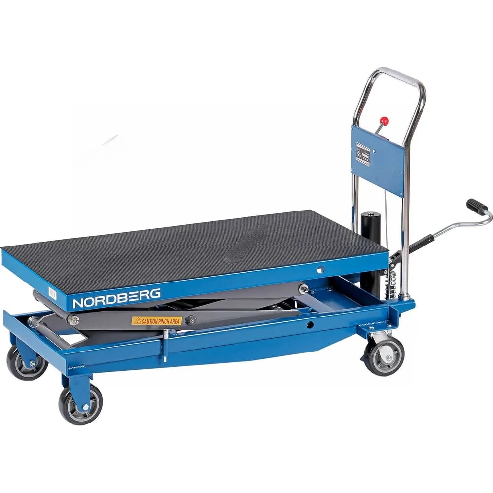 Гидравлический подъемный стол NORDBERG 1000 кг, двойные ножницы N3T1001