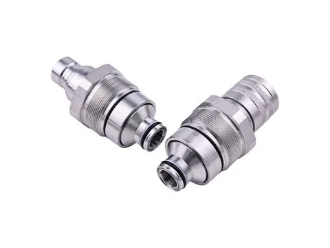 Комплект плоских быстроразъёмных муфт (БРС) V1311-77140 V1311-77150 для Kubota Track погрузчика