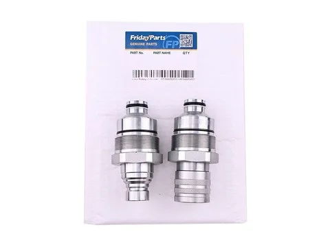 Комплект плоских быстроразъёмных муфт (БРС) V1311-77140 V1311-77150 для Kubota Track погрузчика