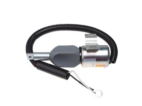 Соленоид отсечки топлива 185208 для Isuzu двигателя 4JG1-TPA 12V Gehl CTL70 Mustang MTL20 Track погрузчика