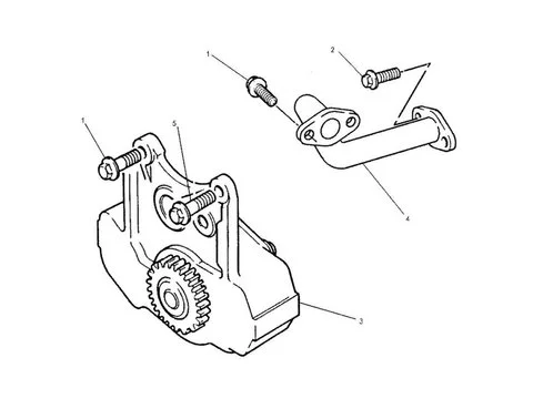 Масляный насос 100-3717 для Caterpillar двигателя 3056 фронтального погрузчика CAT 924G 924GZ