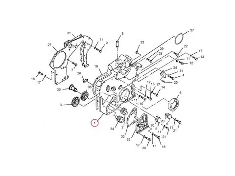Масляный насос 196-8001 для Caterpillar двигателя 3064 экскаватора CAT 311C 312C 314C