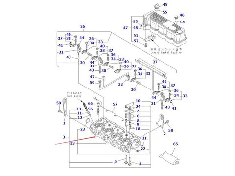 Головка блока цилиндров YM129931-11000 для Komatsu 4D94LE-1 Yanmar 4TNE98 двигателя FD20.25.30-16 вилочного погрузчика