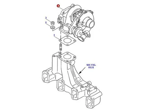 Турбокомпрессор RHB5 YM123910-18010 для Komatsu 4D106T двигателя WB97S-2 WB93R-2 WB97R-2 WB150PS-2 WB150-2 WB150-2N