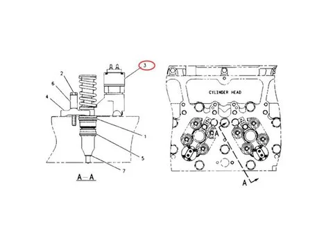 Топливная форсунка 10R-0967 для Caterpillar CAT двигателя 3176 3054 экскаватора 345B 345BL экскаватора-погрузчика 416C 428C
