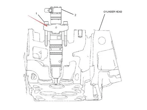 Топливная форсунка 328-2586 для Caterpillar CAT двигателя C7 Wheel Skidder 545C Forwarder 584 584HD