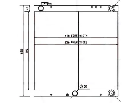 Маслоохладитель Радиатор 1911300330 1911300690 для Takeuchi экскаватора T175 TB175 TB175C