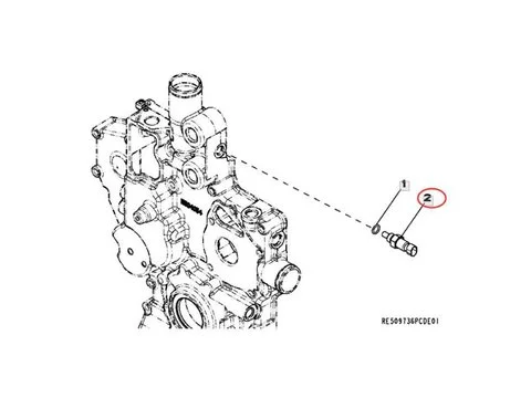 Датчик RE500844 для John Deere 4120 4520 5030 5080GF 5085E 5090GF 5101E 5210 5310 5515 6100B 6145J 6180J 6603 7515