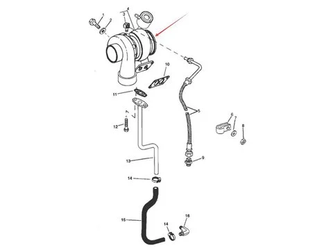 Турбокомпрессор S410G 14879880015 для Mercedes Benz двигателя OM457LA-E4