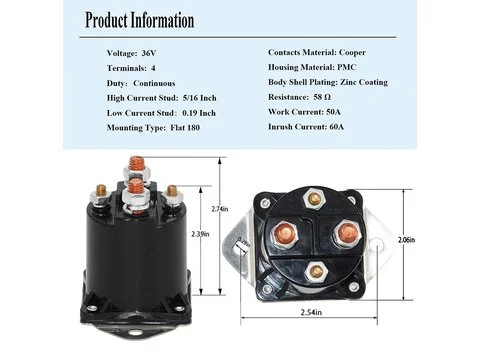 Гольф-кар Соленоид Реле 36 1013609 8016 для Mercury Mariner 6-200HP подвесного мотора Motor 1976-1998