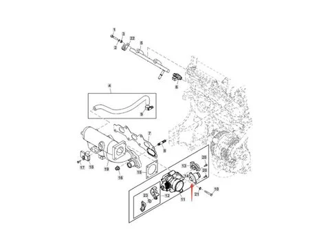 OEM регулятор холостого хода MIA12803 для Yanmar двигателя 3TNV70 John Deere 4X4 XUV590i XUV825E XUV825M S4 XUV835E