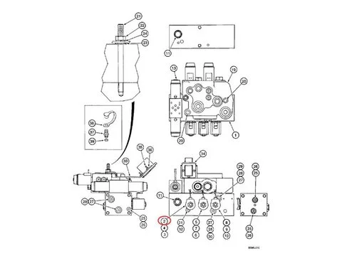 Картриджный клапан Соленоид 191121A1 для CASE 2144 2188 2344 2377 2388 2577 2588 5130 6130 6140 625 7230 8240 9010 9120