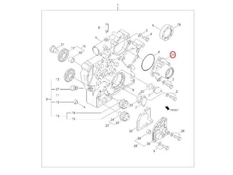 Водяной насос XJAF-00221 XJAF-02487 для Hyundai экскаватора R110-7A R140LC-7A R145CR-9 R160LC-7A