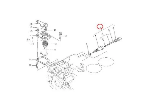 Устройство холостого хода 1A021-54160 для Kubota двигателя V2203 экскаватора KX91-3 U35 трактора L2800DT L3400F L4600F MX4700F MX5000F
