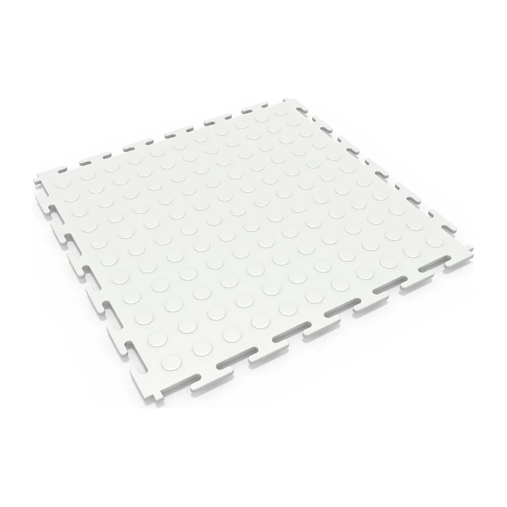 Модульное напольное покрытие VOLTA Монетка, белый 01-00102883