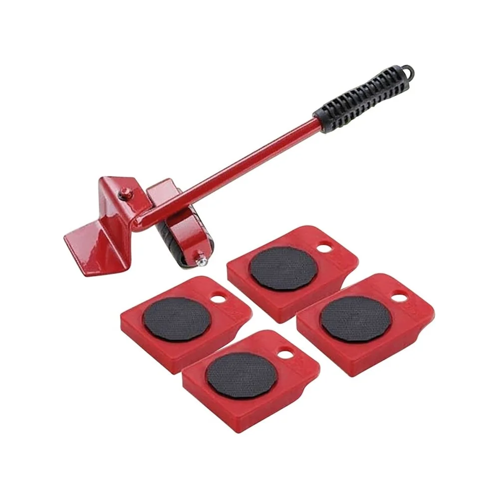 Набор для перемещения мебели PARK в наборе: 4 тележки + домкрат