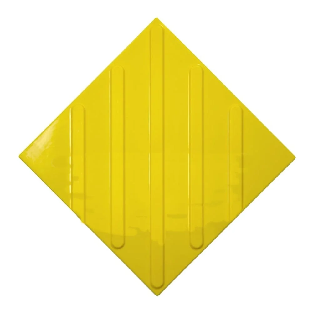 Плитка тактильная PALITRA TECHNOLOGY диагональ 300x300x4, ПВХ, желтый, 30 шт 50245-4-PVC-300x300x4-Y-30