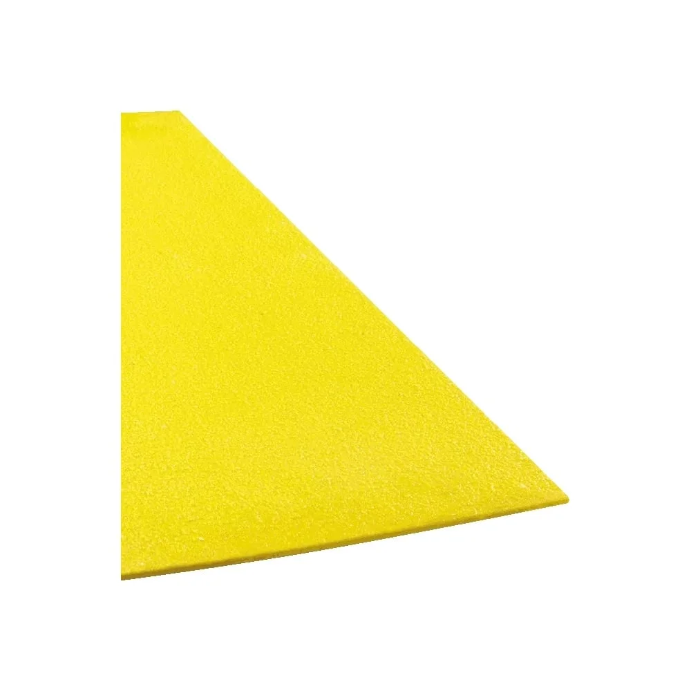 Противоскользящая пластина Mehlhose GmbH стеклопластик, 750x1000x30x3.8 мм, цвет желтый, 46 Grit