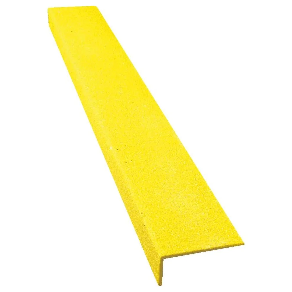 Противоскользящий профиль Mehlhose GmbH из стеклопластика уголок 12 Grit крупное (грубое) зерно цвет желтый 70x1000x30x4,2 мм