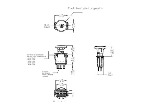 Выключатель ВОМ для Bobcat 1985032 Bad Boy 056-8058-00 MZ ZT Series Yazoo 101768 Wright Mfg 52420003